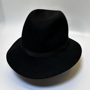 Makins New York Unisex Wool Felt Fedora Black Vintage Classic